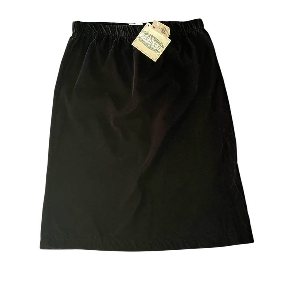 NWT Authentic vintage 90s velvet whimsigoth skirt M